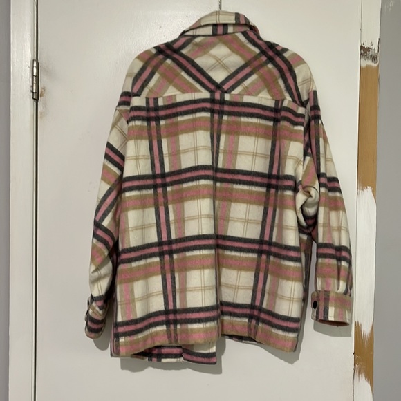Zara Plaid Shacket - Picture 2 of 4